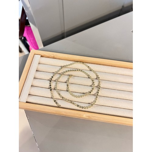 14K Renginde Çelik Ezme Zincir Kolye