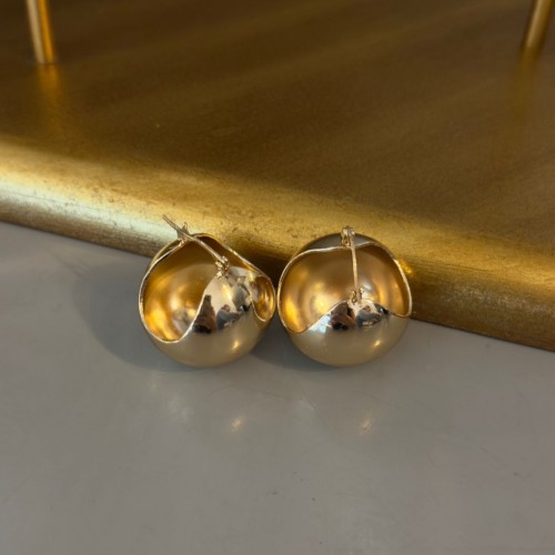 Gold Top Küpe