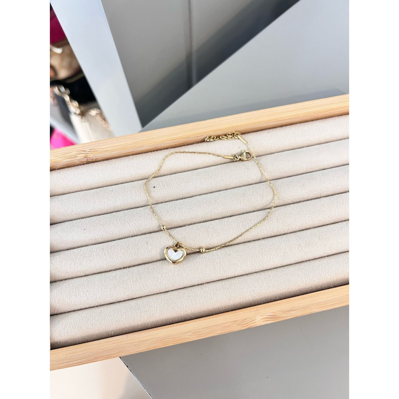 Kalpli Gold Çelik Halhal