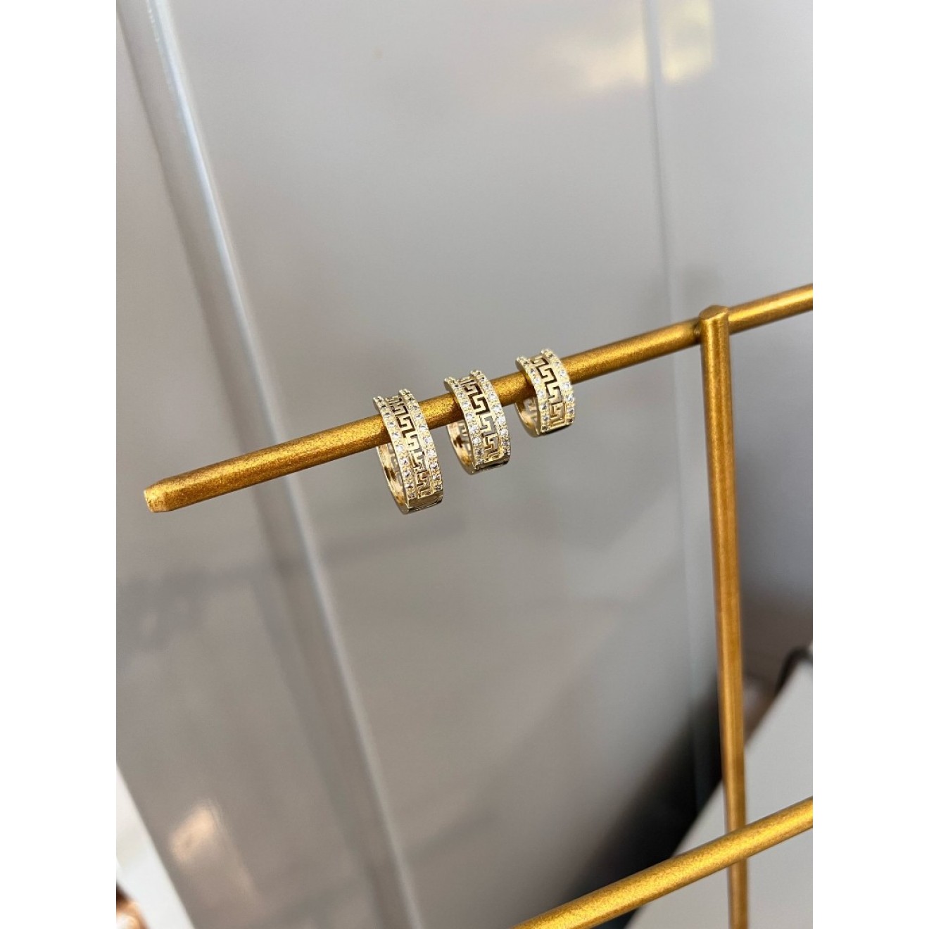Marka Model Gold Set Küpe