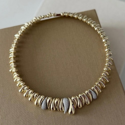 Marka Model Sıralı Damla Gold Kolye