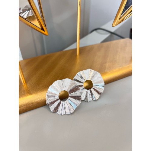 Silver Tırtıklı Küpe