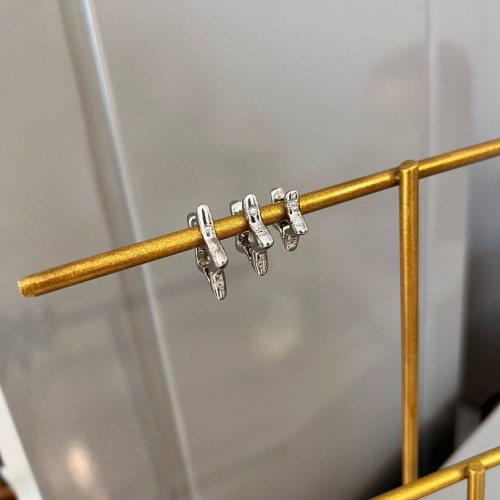 Silver Taş Detaylı Yıldızlı Set Küpe