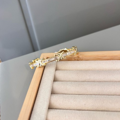 Marka Model Taş Detaylı Gold Bileklik