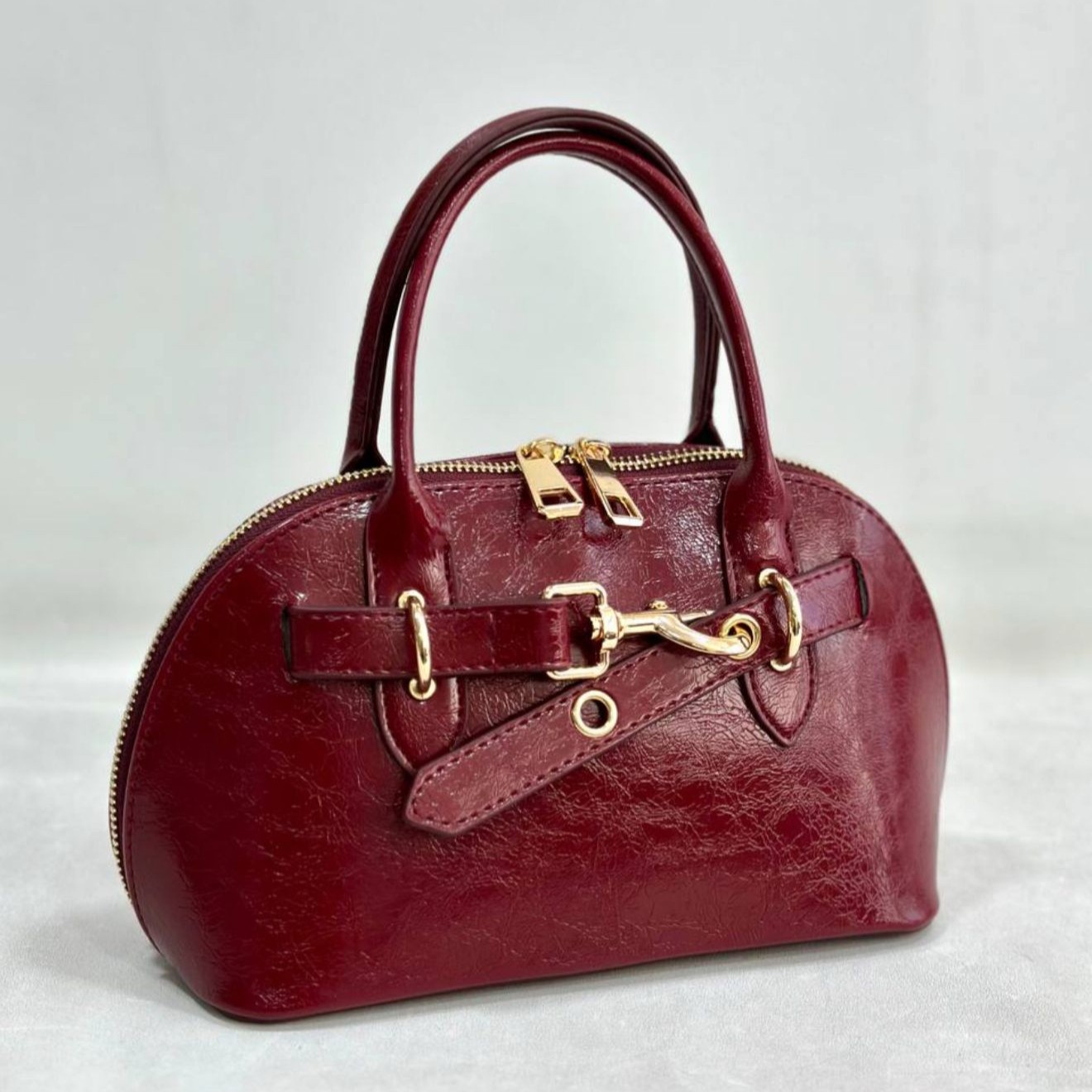 Premium Kalite Bordo Rengi Kol Çantası Premium Kalite Bordo Rengi Kol Çantası